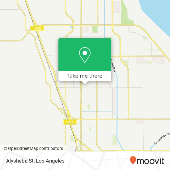 Alysheba St map