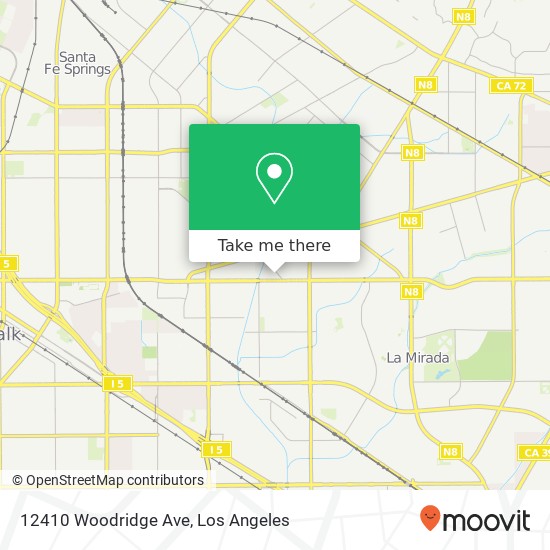 12410 Woodridge Ave map