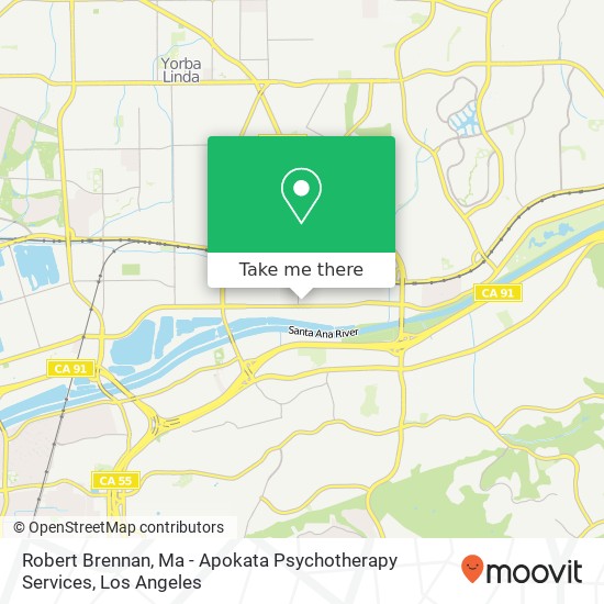Mapa de Robert Brennan, Ma - Apokata Psychotherapy Services