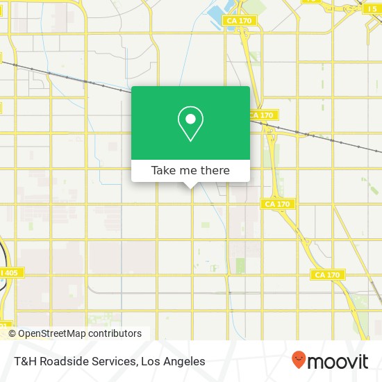 T&H Roadside Services map