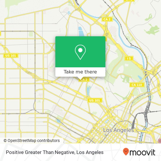 Positive Greater Than Negative map