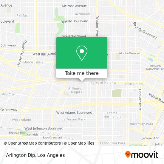 Mapa de Arlington Dip
