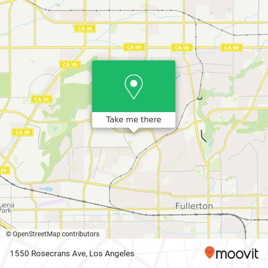 Mapa de 1550 Rosecrans Ave