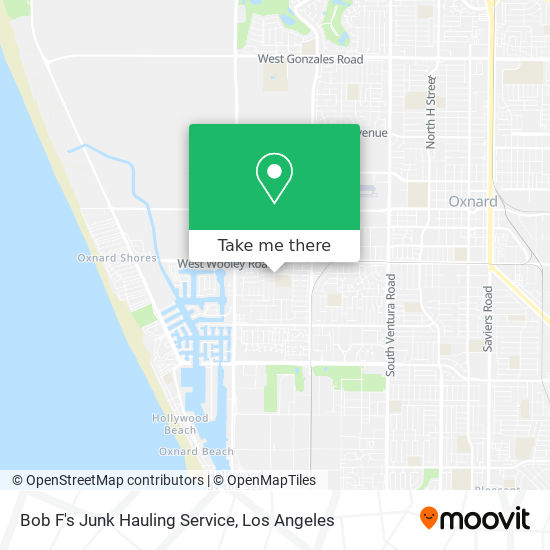 Bob F's Junk Hauling Service map