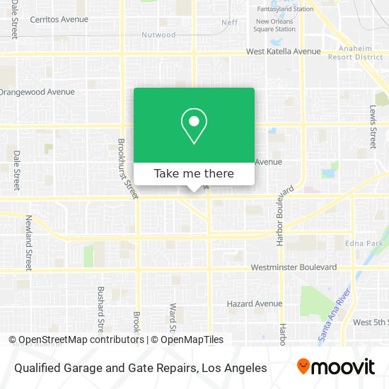 Qualified Garage and Gate Repairs map