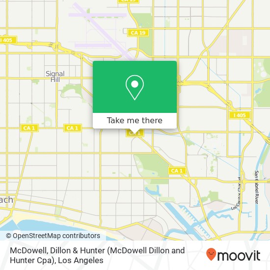 Mapa de McDowell, Dillon & Hunter (McDowell Dillon and Hunter Cpa)