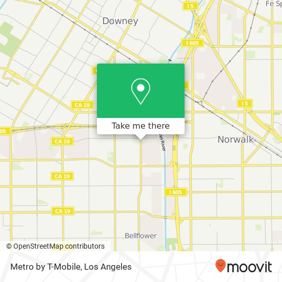 Metro by T-Mobile map