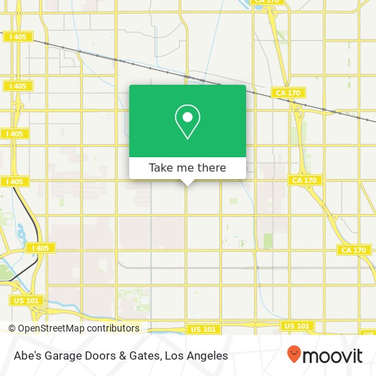 Mapa de Abe's Garage Doors & Gates