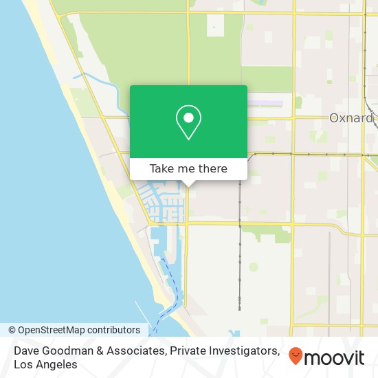 Mapa de Dave Goodman & Associates, Private Investigators