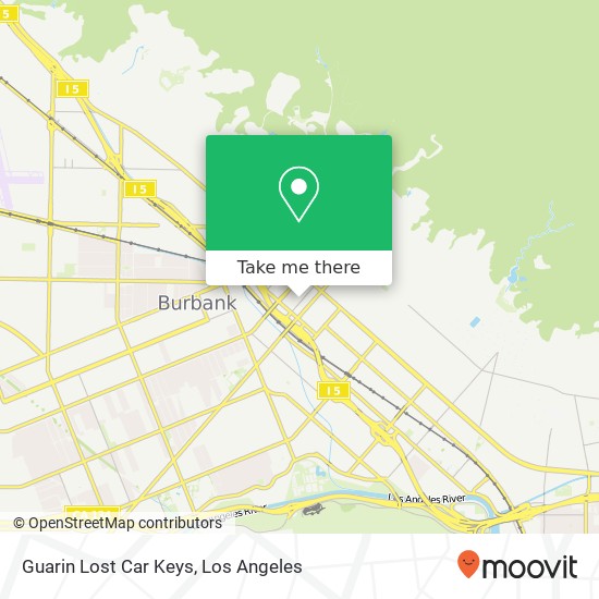 Guarin Lost Car Keys map