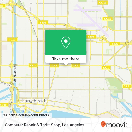 Computer Repair & Thrift Shop map