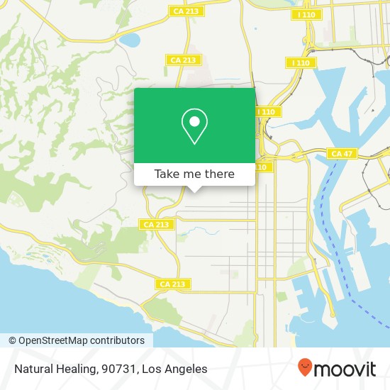 Natural Healing, 90731 map
