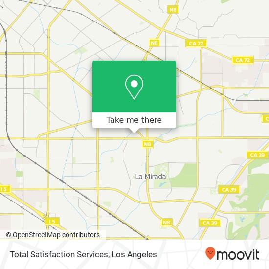 Total Satisfaction Services map