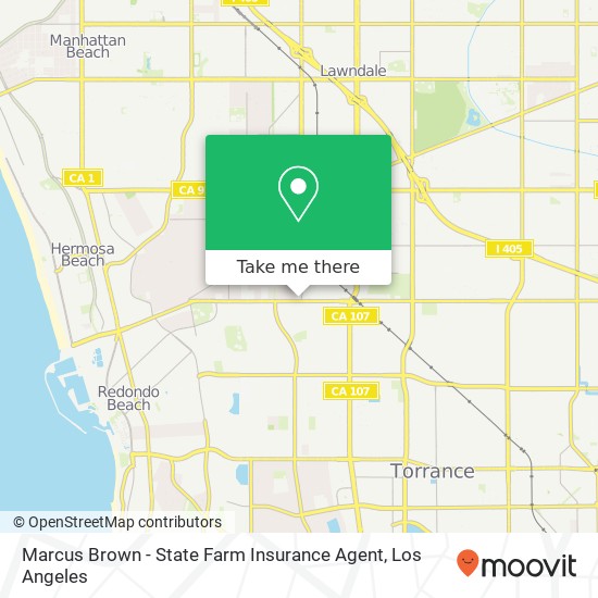 Marcus Brown - State Farm Insurance Agent map