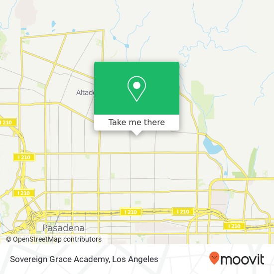 Mapa de Sovereign Grace Academy