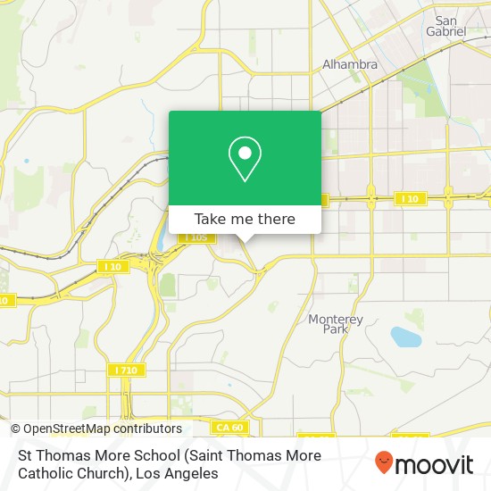 Mapa de St Thomas More School (Saint Thomas More Catholic Church)