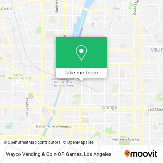 Wayco Vending & Coin-OP Games map