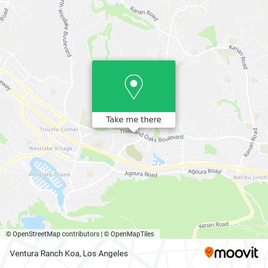 Mapa de Ventura Ranch Koa