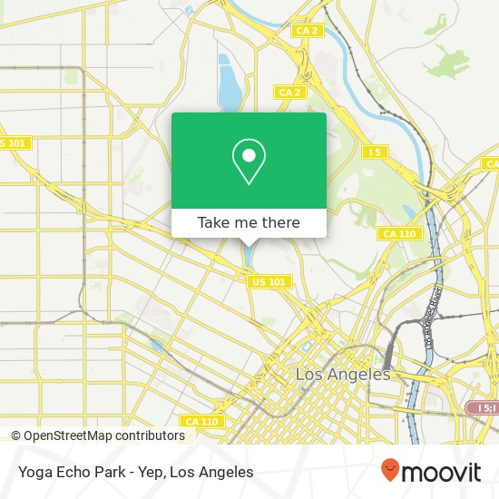 Mapa de Yoga Echo Park - Yep