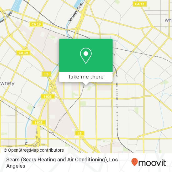 Mapa de Sears (Sears Heating and Air Conditioning)