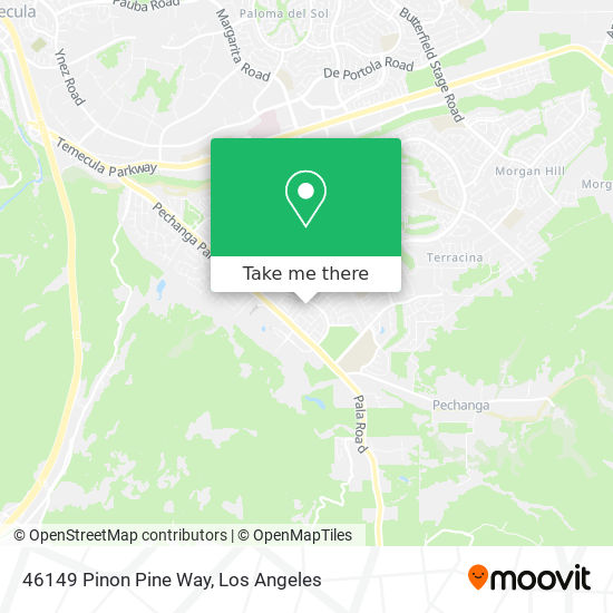 Mapa de 46149 Pinon Pine Way