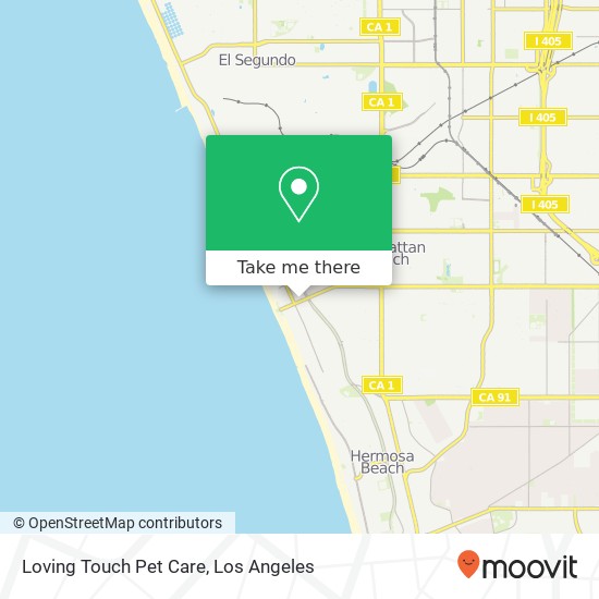 Loving Touch Pet Care map