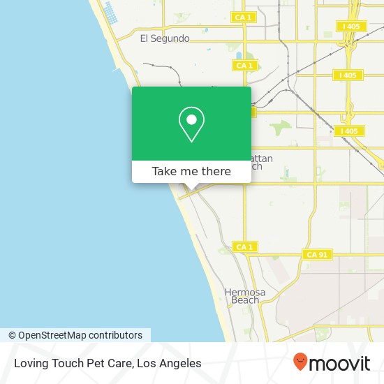 Mapa de Loving Touch Pet Care