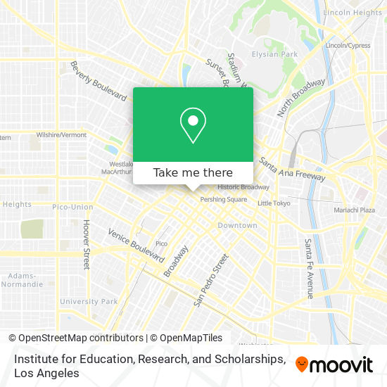 Institute for Education, Research, and Scholarships map