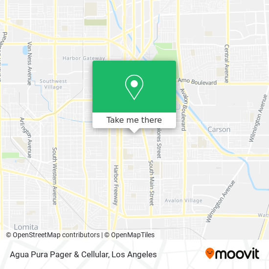 Mapa de Agua Pura Pager & Cellular