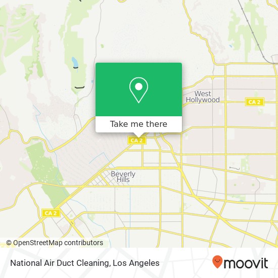 National Air Duct Cleaning map