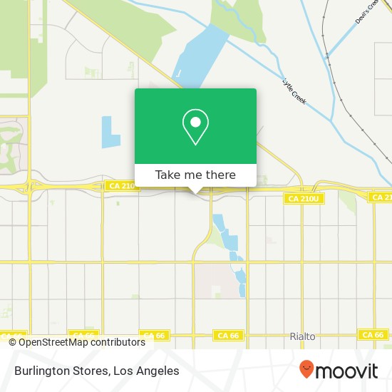 Burlington Stores map