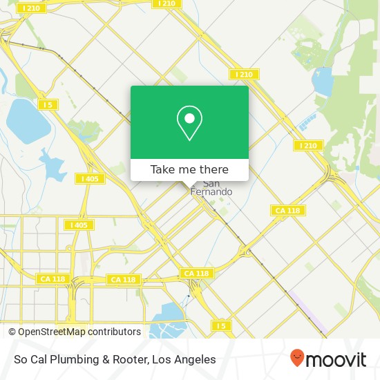 Mapa de So Cal Plumbing & Rooter