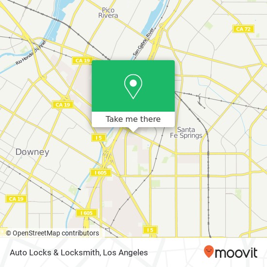 Auto Locks & Locksmith map