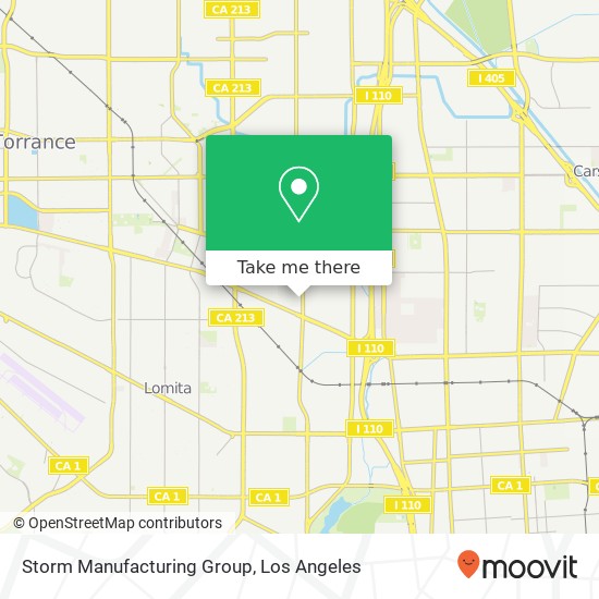 Mapa de Storm Manufacturing Group