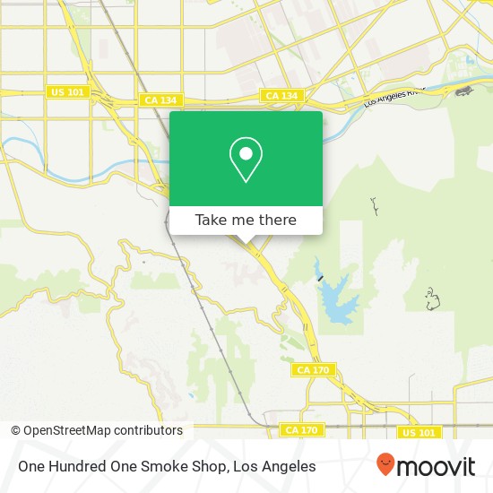 One Hundred One Smoke Shop map