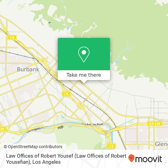 Law Offices of Robert Yousef map