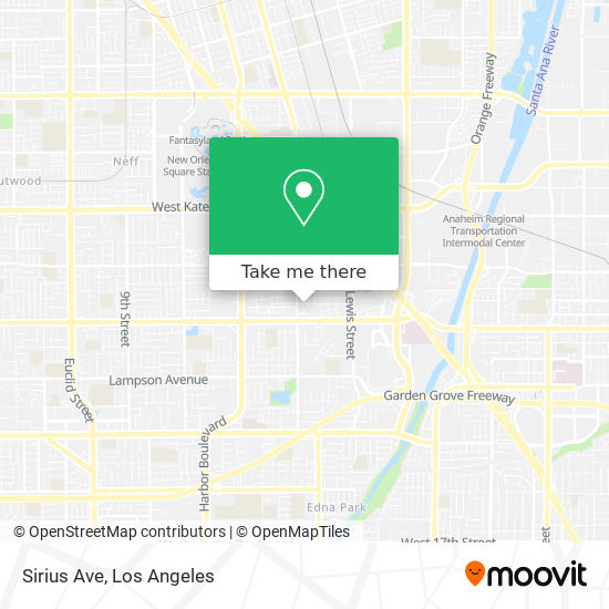 Mapa de Sirius Ave