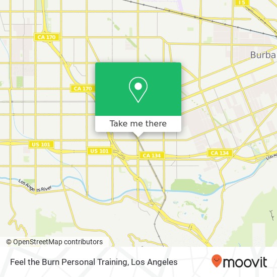 Feel the Burn Personal Training map