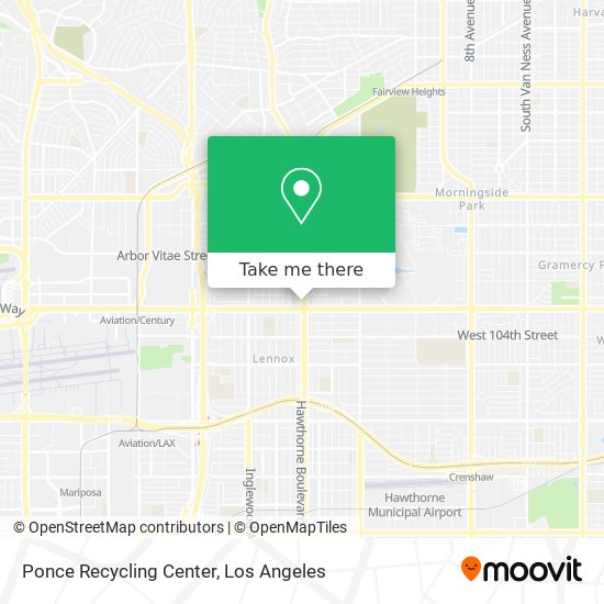 Mapa de Ponce Recycling Center