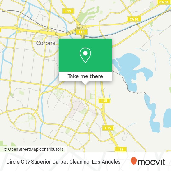 Circle City Superior Carpet Cleaning map
