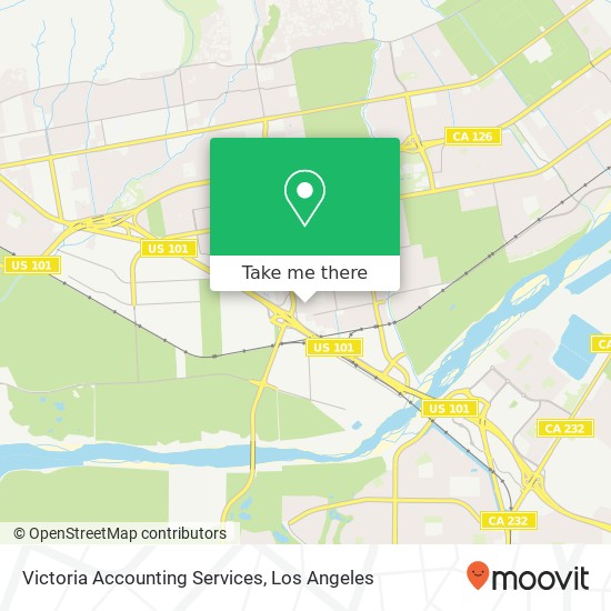 Mapa de Victoria Accounting Services