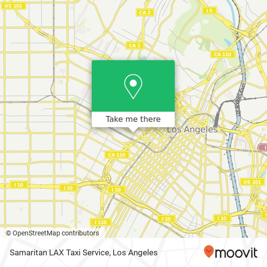 Mapa de Samaritan LAX Taxi Service