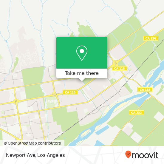 Mapa de Newport Ave