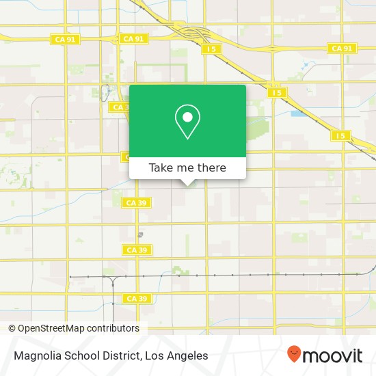 Mapa de Magnolia School District
