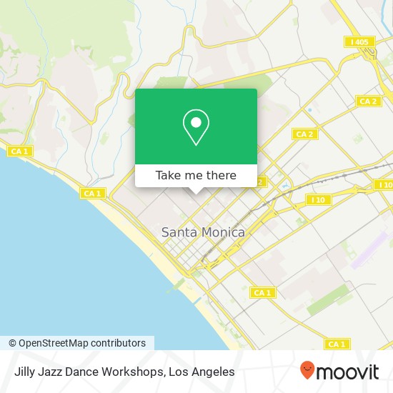 Jilly Jazz Dance Workshops map