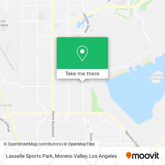 Lasselle Sports Park, Moreno Valley map