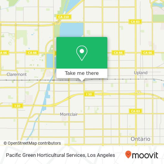 Pacific Green Horticultural Services map