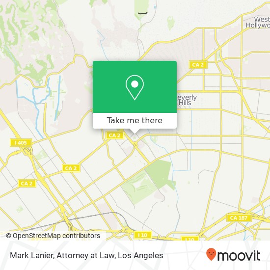 Mark Lanier, Attorney at Law map