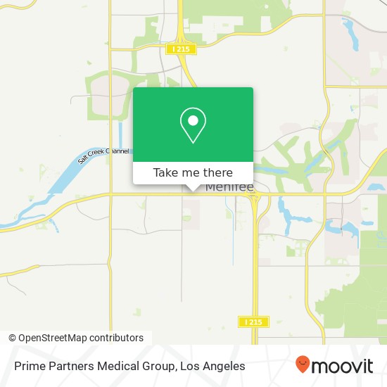 Prime Partners Medical Group map