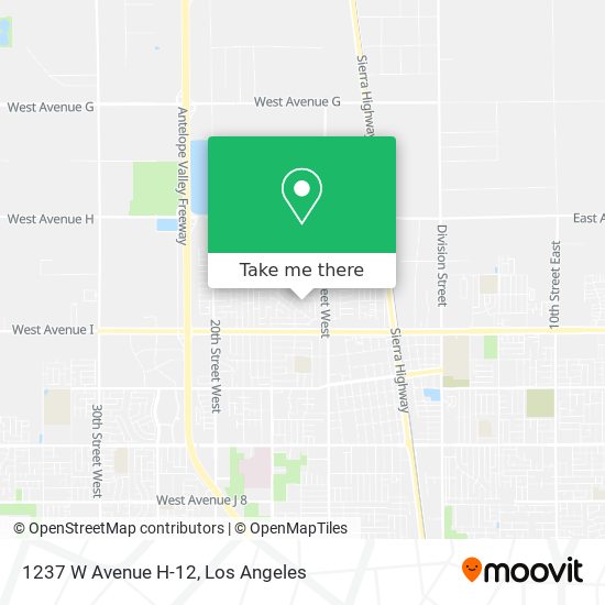 1237 W Avenue H-12 map